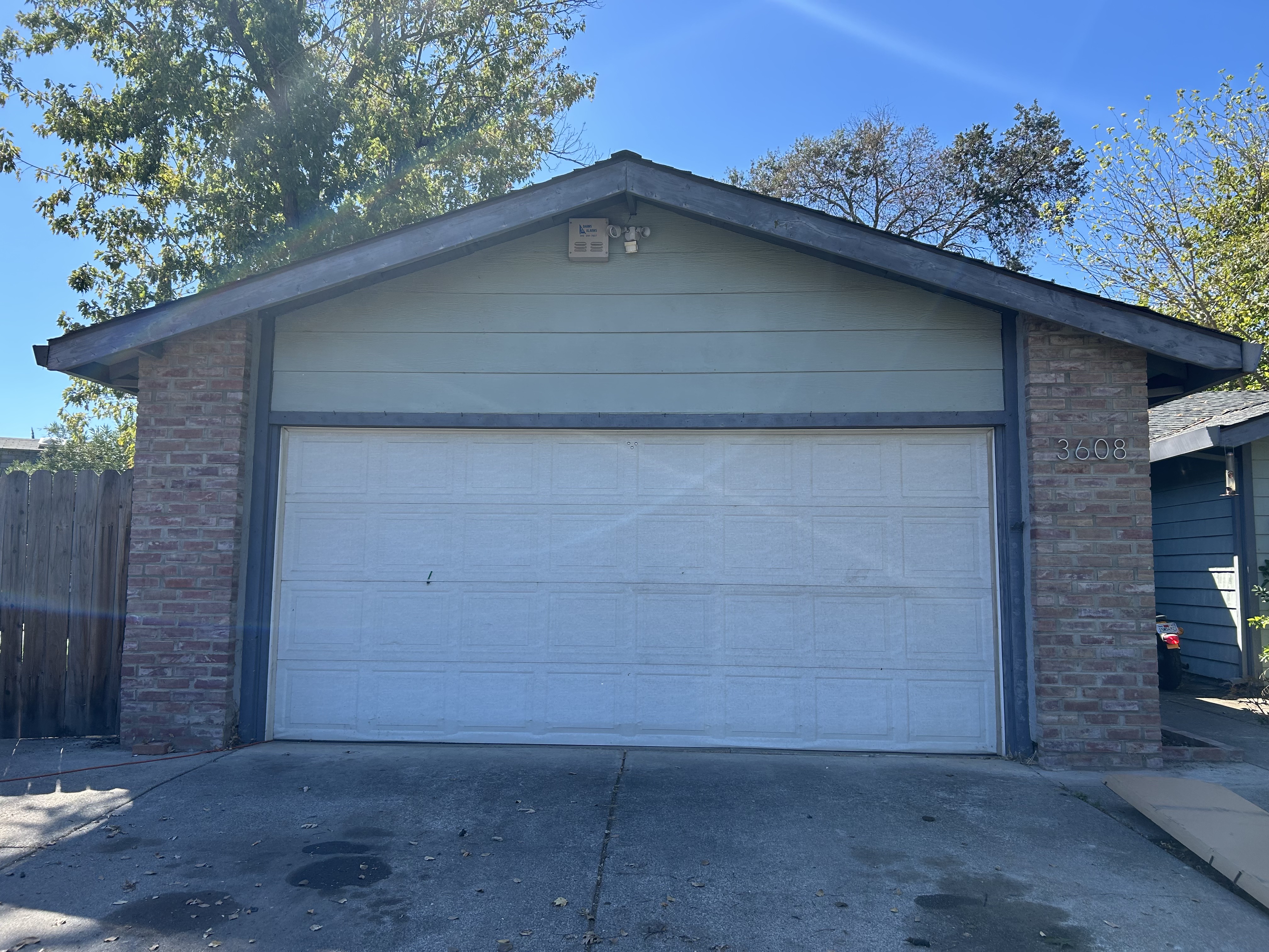 Before garage door project 3